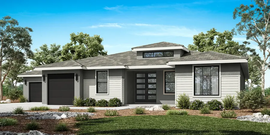 The Heirloom Contemporary elevation at 7107 Healthland Drive