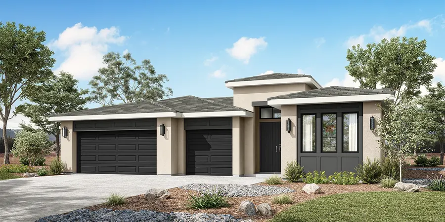 The Shasta Contemporary elevation at 7113 Healthland Drive
